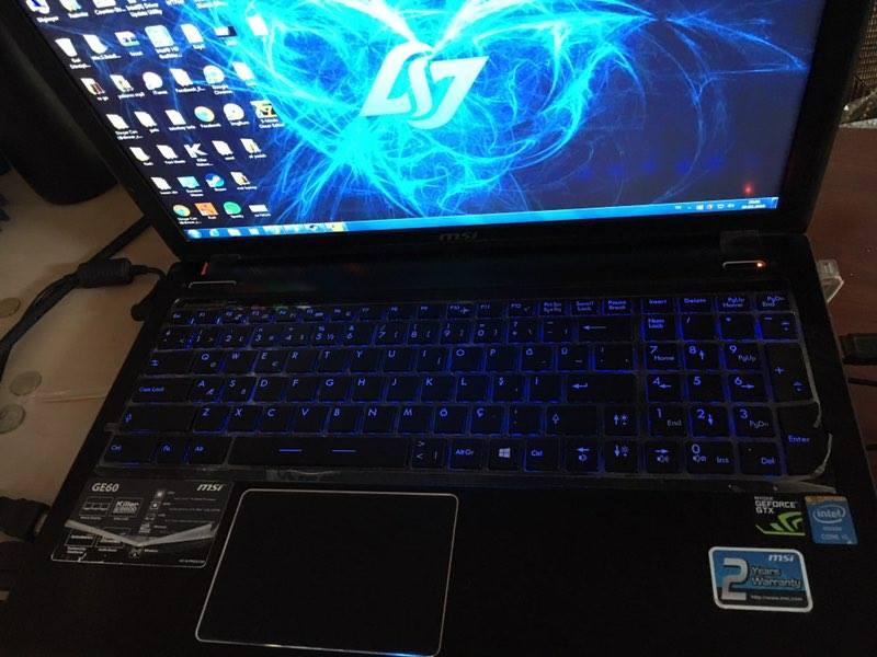 Msi gamebook ge60 | masa üstü takaslı