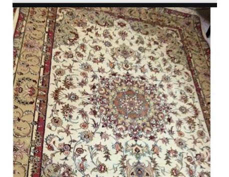 İpek Yün karışım iran halısı