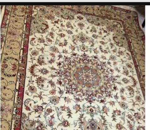 İpek Yün karışım iran halısı