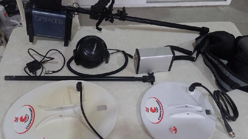 MİNELAP GPX 4000 ÇOK TEMİZ ÜZERİNDE 15x18`` DD COILTEK BAŞLIK+COSS KULAKLIK+BATARYA+ŞARJ ALETİ+FATURA VS.MEVCUTTUR