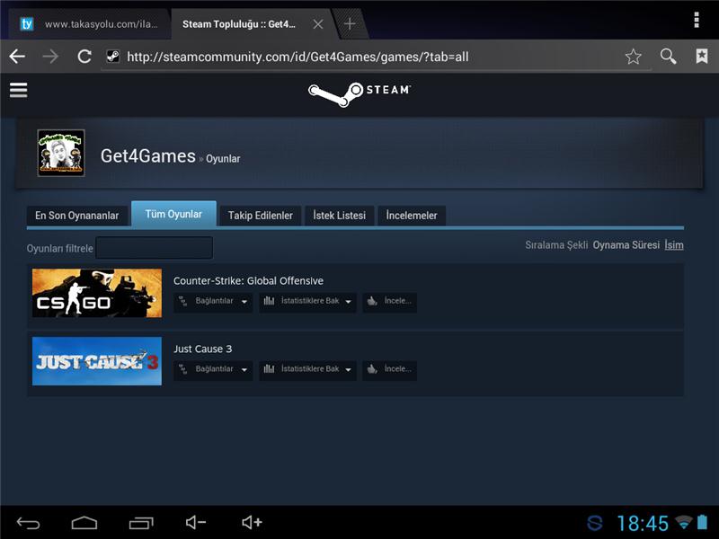 Satılık Steam Hesabı 3 Tane Ücretli Oyun