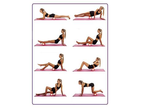 Foam Roller Kısa Yoga ve Pilates telefon takaslı