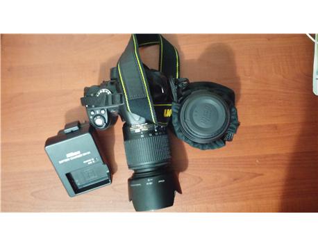 Nikon D3100 18-55mm ve 55-200mm lens kit / sırt çantası / şarj aleti / 16GB Hafıza Kartı