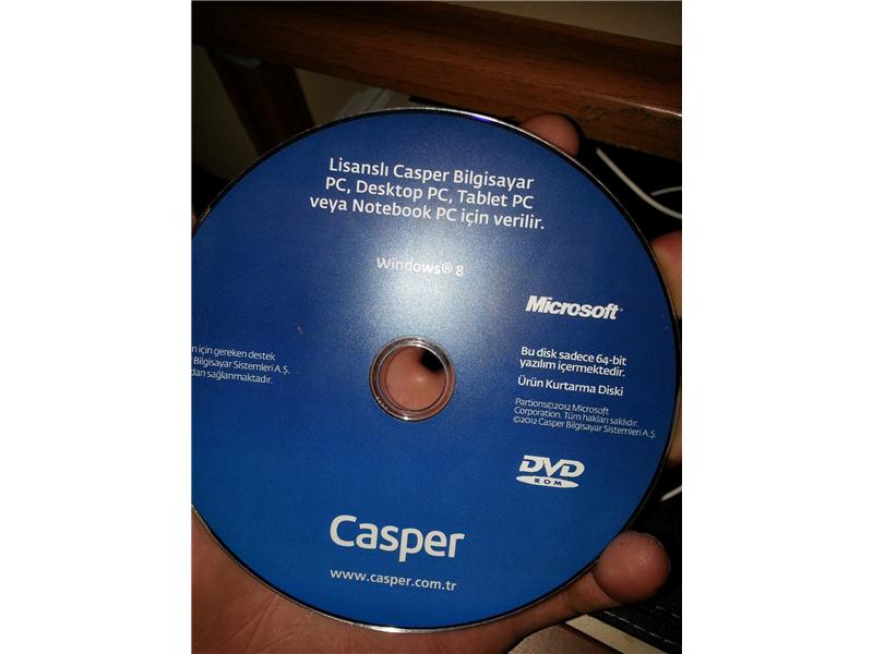 Satılık Orjinal Windows 8 DVD 