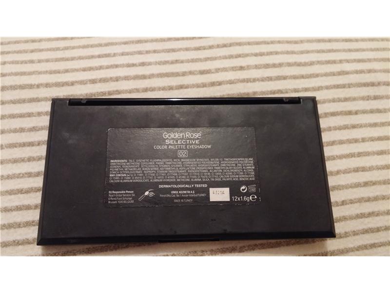 Golden rose 10lu far paleti