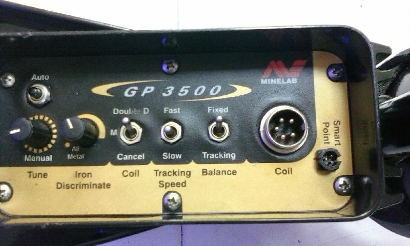 2.El Minelab Gp 3500__11``dd+18``dd Başlıklı