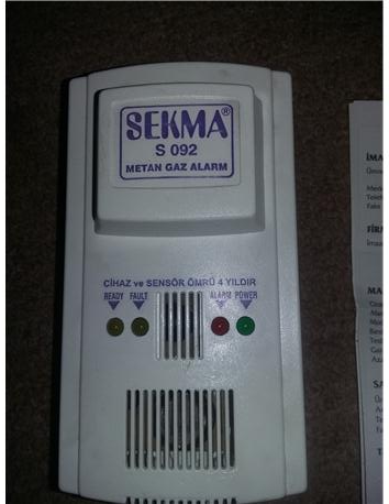 sekma gaz alarmı