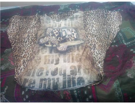 Leopar desenli sıfır gibi