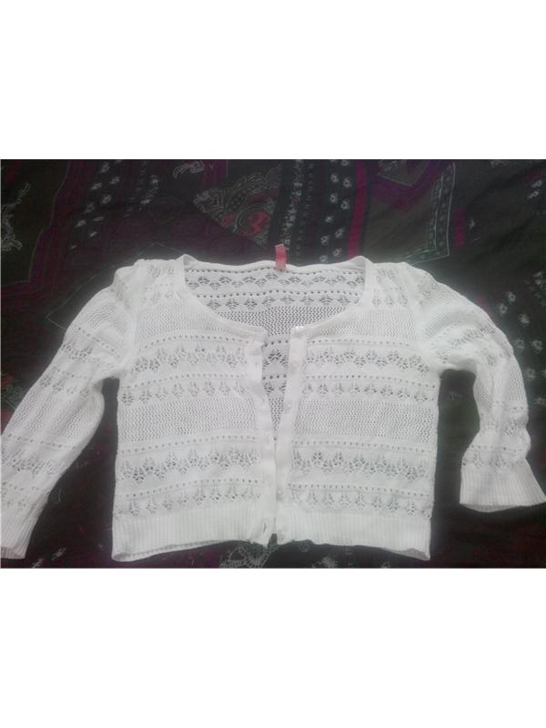 Beyaz Dantel Yelek