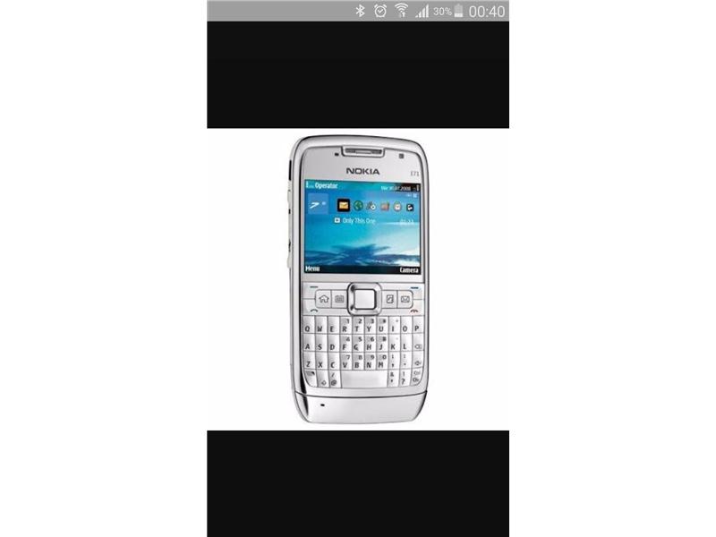Nokia E72 Beyaz renk iddia ediyorum tertemiz cep telefonu
