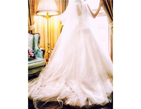 Pronovias 2015 Bolero Modeli + Duvak + Taç | 36-38 Beden |