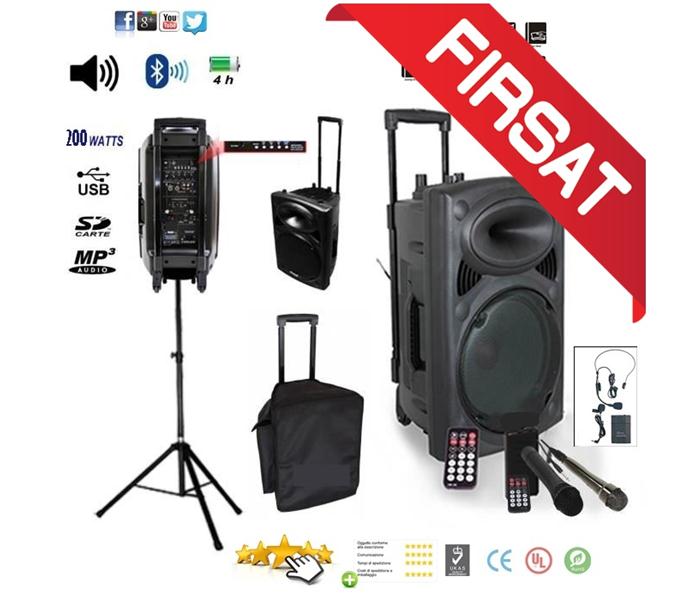 Kablosuz Ses sistemi Portatif Taşınabilir Mobil Amfi Hoparlör Mikrofon 