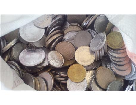 2000 adet karışık madeni para tc