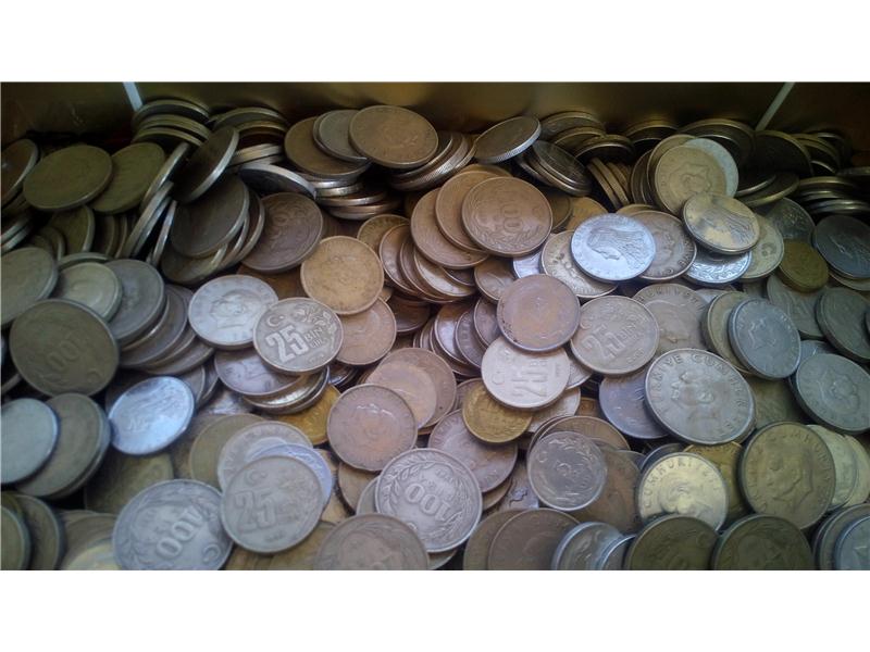 2000 adet karışık madeni para tc