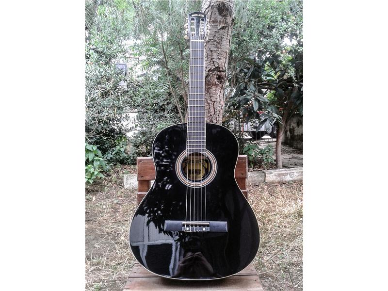 (SATILDI!) Manuel Ortega Siyah Klasik Gitar (B.özel İndirim)
