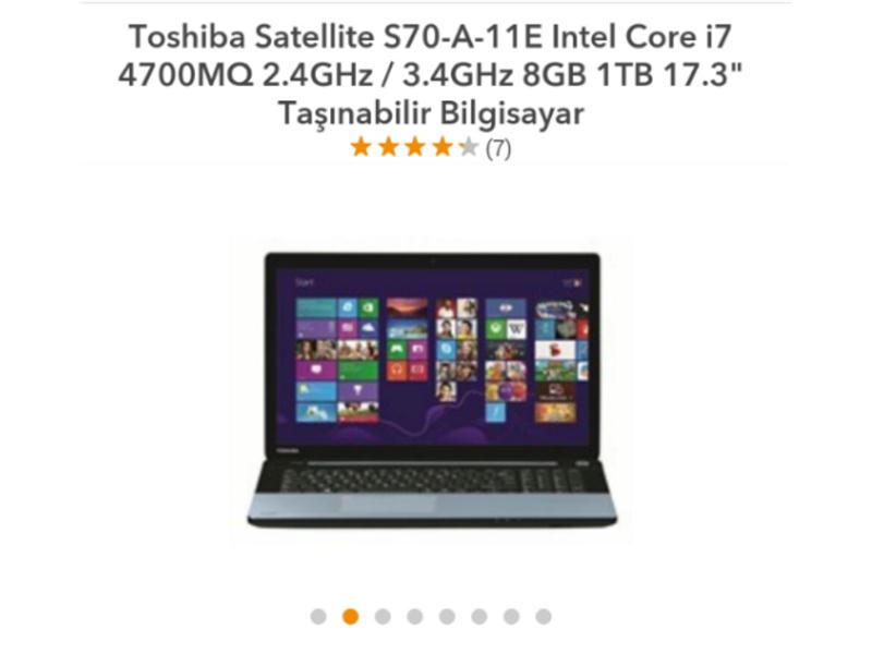 toshiba satalite s70 a11 e