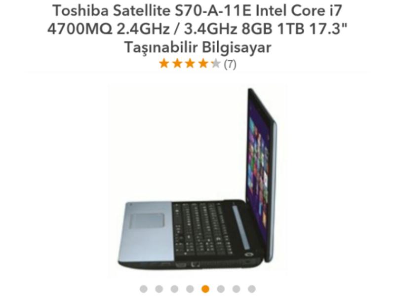 toshiba satalite s70 a11 e