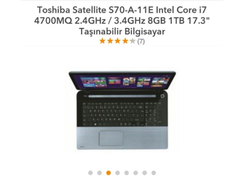 toshiba satalite s70 a11 e