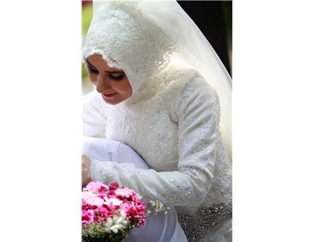 özel dikim gelinlik temiz yeni model 