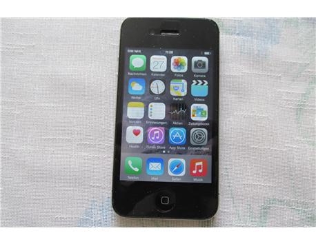 siyah  iphone 4s, hafıza 16 GB ,arızalı
