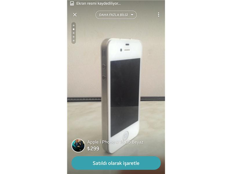 Apple İ Phone 4 16 Gb Beyaz Temiz