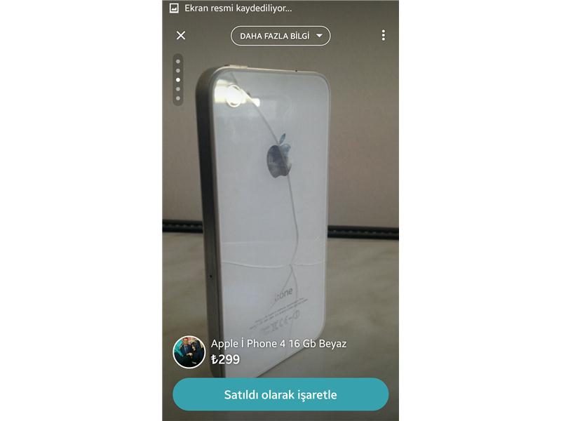 Apple İ Phone 4 16 Gb Beyaz Temiz