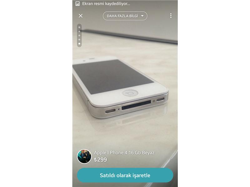 Apple İ Phone 4 16 Gb Beyaz Temiz