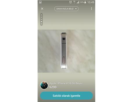 Apple İ Phone 4 16 Gb Beyaz Temiz