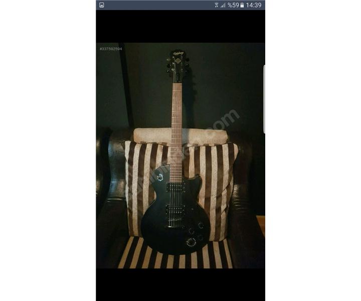 Epiphone Les Paul Goth Studio Elektro Gitar (Değerinde Akustik ile Takas Olur)