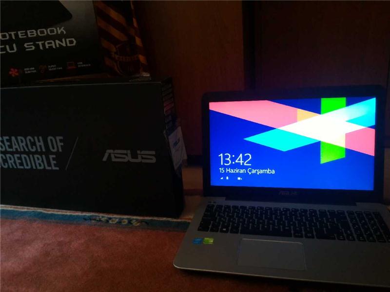 ASUS K555L İ5+6GB RAM+2 GB NVIDIA EKRAN KARTI