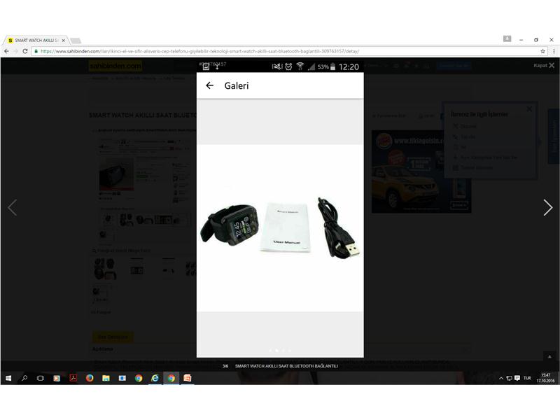 Smart Watch Bluetooth Akıllı Saat ( Android Smart Mobile Phone   .SMART WATCH  AKILLI SAAT. BLUETOOTH BAĞLANTILI