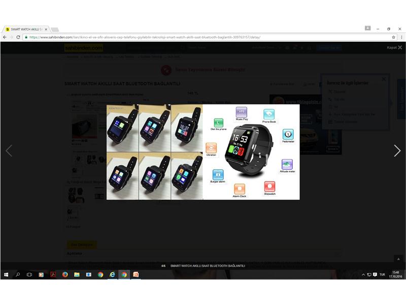 Smart Watch Bluetooth Akıllı Saat ( Android Smart Mobile Phone   .SMART WATCH  AKILLI SAAT. BLUETOOTH BAĞLANTILI
