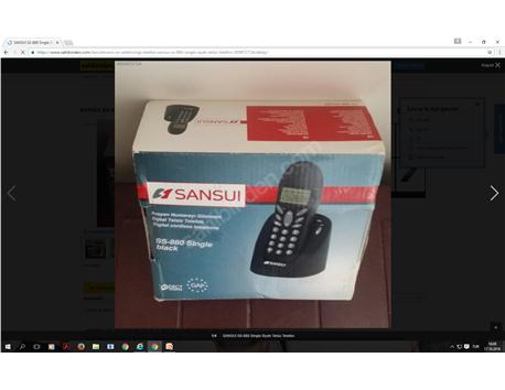 sansui ss 880 single siyah telsiz telefon. Sadece denemek için 2 gun kallandim. Yeni. Il dişindan alanlar kargk kendklerine ait