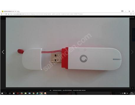 SADECE  1 KEZ KULLANILMIŞ SIFIR AYARINDA.SAĞLAM VE SORUNSUZ VODAFONE VODEM HSPA USB STICK MODEL:K3770 3G MOBİL MODEM USB ADAPTÖRÜ 3G/EDGE/GP