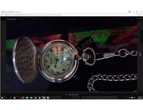 vasia quartz cep saat  yeni sayılır pek kullanılmadı  kargo alıcıya aittir.