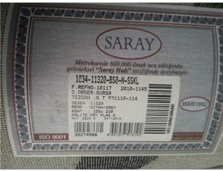 saray marka iki adet hali