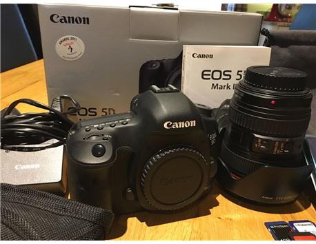Canon EOS 5D Mark III 24-105mm EF Objektif 