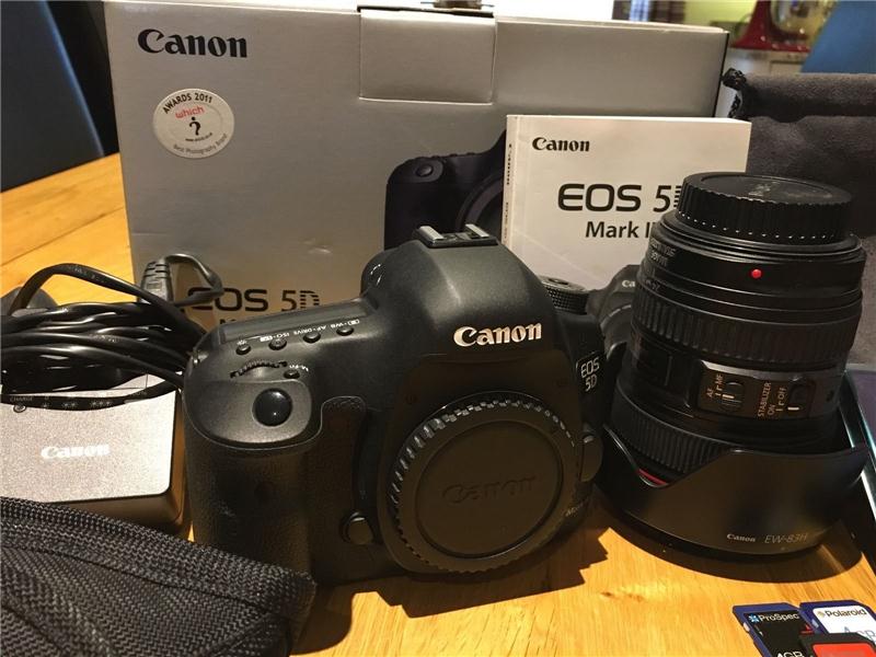 Canon EOS 5D Mark III 24-105mm EF Objektif 