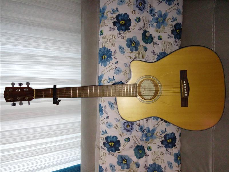 Fender elektro akustik gitar nikon canon lens body ile takas olur