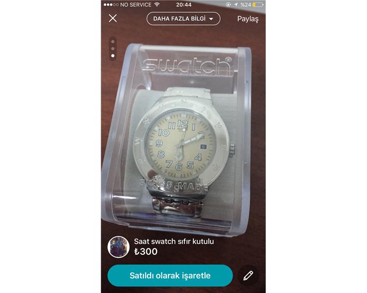 Swatch sıfır saat