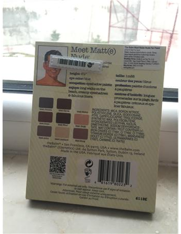 Kullanilmamis The balm meet matte nude paleti