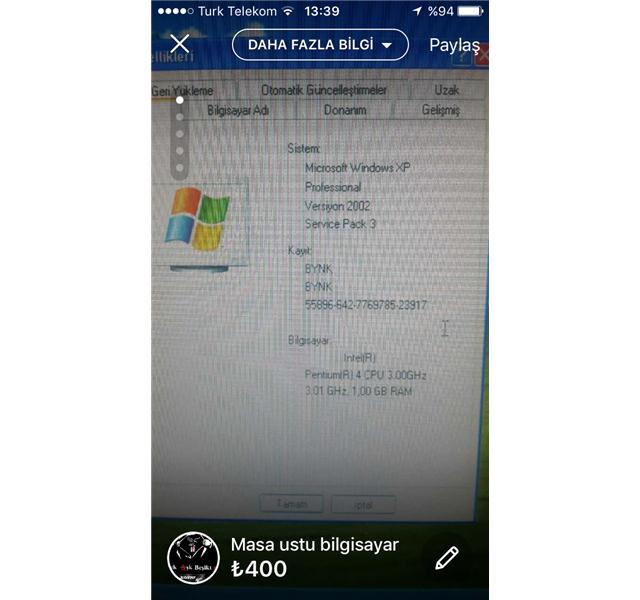 Masa üstü bilgisayar 