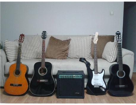 ELEKTRO GİTAR VE AMFİ 38 WATT