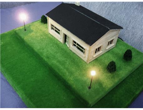 Ahşap maket ev