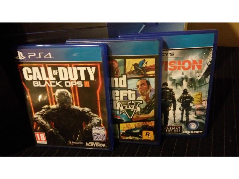 satılık takaslık ps4 +3 oyun 