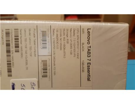 Lenova tab 3 7 inc 1gb ram 8gb hafiza 