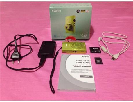 Canon IXUS 125 HS 16.1 MP 5x Optik Zoom 3 LCD Dijital Fotoğraf Makinesi