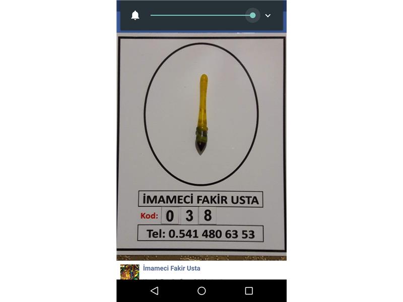 Kehribar tespih imamesi