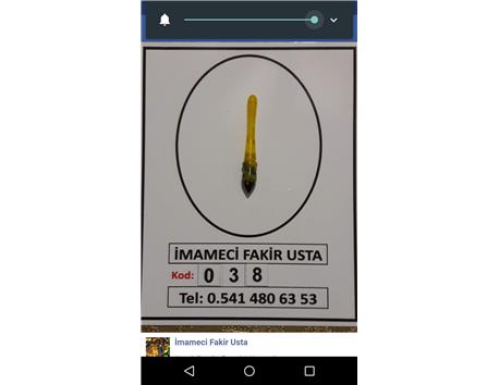 Kehribar tespih imamesi