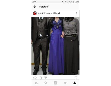Gece mavisi ışıktan mor durdu